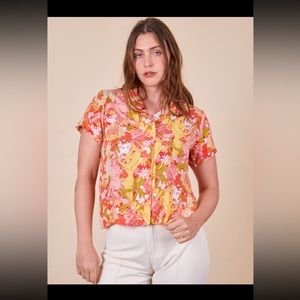 Spring Rapture pantry button up BIG BUD PRESS